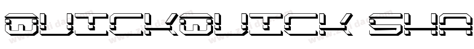 QuickQuick Shadow ItalCondensed字体转换